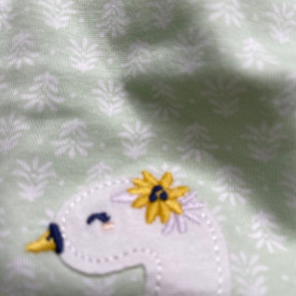 NWT 5t 5 o 4t 4 swan bird footie pajamas sleeper easter birthday carters spring - Picture 4 of 6